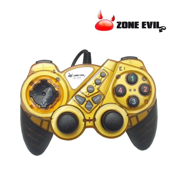 Mando Para Juegos Zone Evil Ze-535s Amarillo